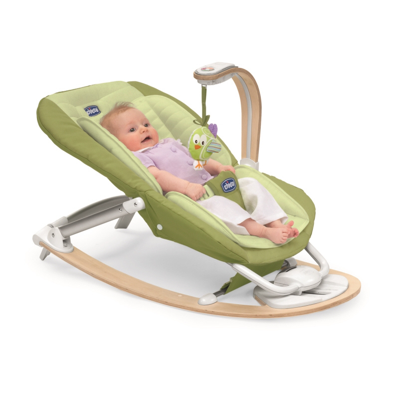Ghế rung Chicco I feel 113896 màu xanh lá